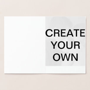 Metalizado Personalize seu próprio cartão de alumínio