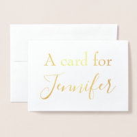 Um cartão para um ente querido