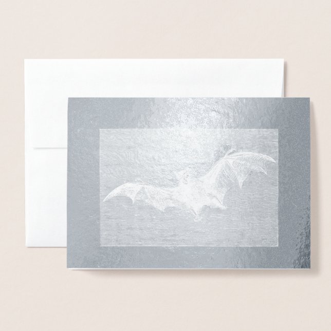 METALIZADO VINTAGEM BATALHA COM CARTÃO DE REPRODUÇÃO DE PELÍC (Frente com envelope)