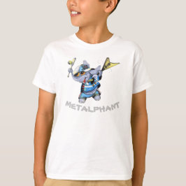 Metalphant ostenta o t-shirt dos miúdos