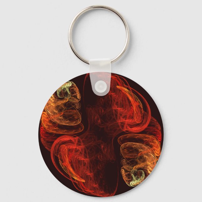 Metamorfose Abstrato Art Chaveiro (Frente)
