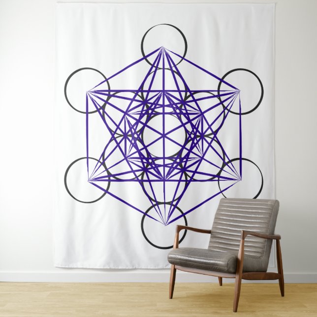 Metatron's Cube Series V5 Tapeçaria (In Situ)