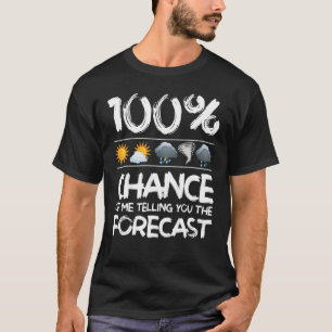 Meteorologia Camisa Previsão Do Tempo Engraçado