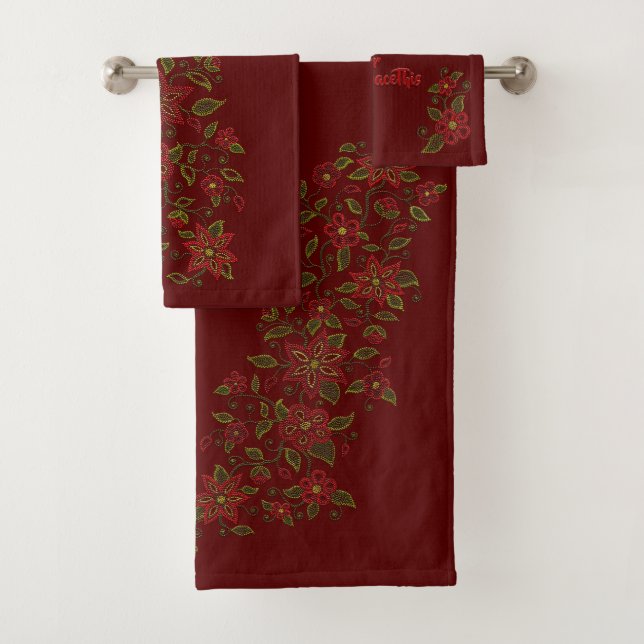 Metis Beading Toalha Define Toalhas De Arte Nativa (Insitu)