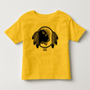 Metis Toddler Mostra Camisa Nativa De Arte Selvage