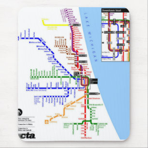 Metro Mousepad de Chicago