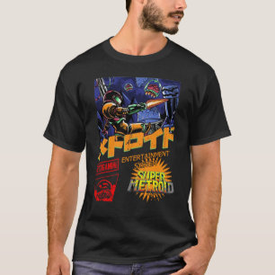Metroid Dread Retro-design gráfico Samus T-Shirt