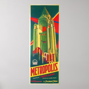 Metropolis de Fritz Lang 1927 Antiga Filme Posters
