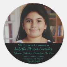 Meu adesivo de comunhão de 1rua