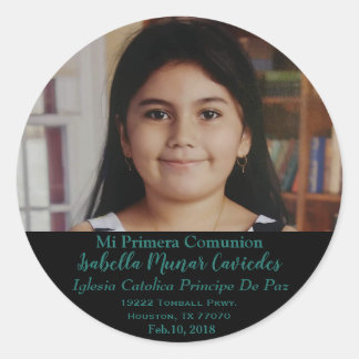 Meu adesivo de comunhão de 1rua