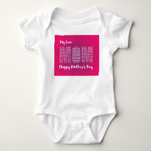 Meu amor Minha mãe Feliz dia de as mães T-Shirt