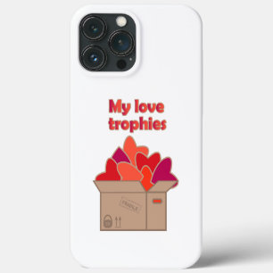 Meu amor troféu no cheio de Namorados corações