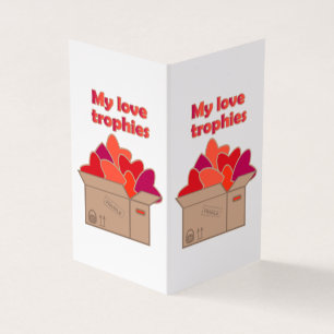 Meu amor troféu no cheio de Namorados corações