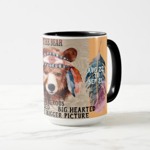 "Meu Animal Espiritual" Caneca de Café do Urso