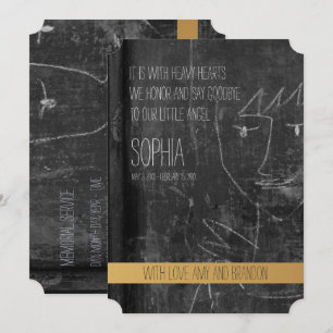 Meu anjo pequeno caçoa o anúncio fúnebre