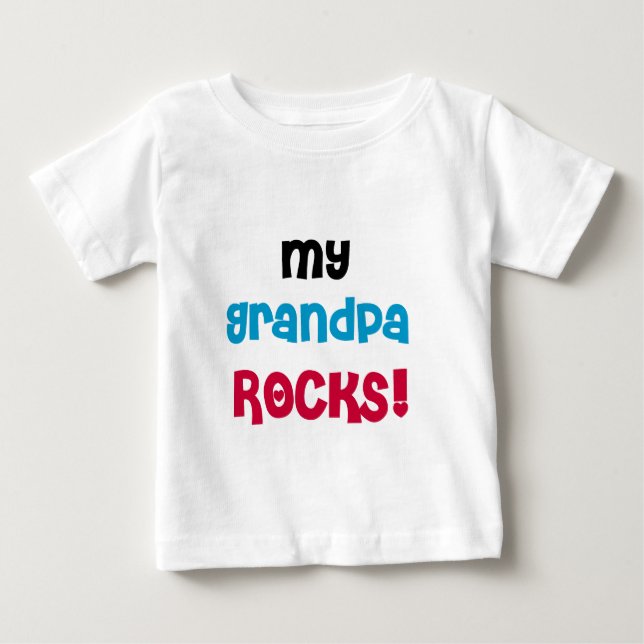 Meu avô Rocks Camisetas e presentes (Frente)