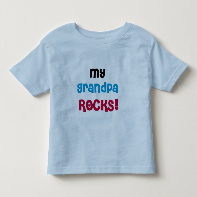 Meu avô Rocks Camisetas e presentes (Frente)
