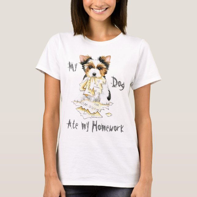 Meu Biewer Terrier Comeu Minha Camisa De Trabalho (Frente)
