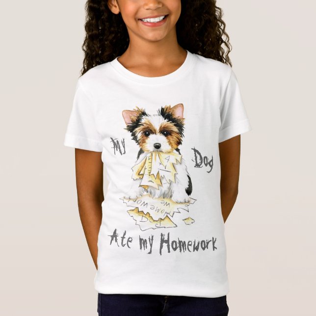 Meu Biewer Terrier Comeu Minha Camisa De Trabalho (Frente)