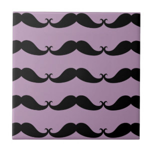 Meu bigode - Pequeno Azulejo de cerâmica