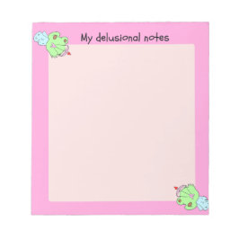 Meu bloco de notas do sapo cor-de-rosa valentine c