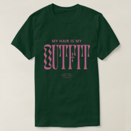 "Meu Cabelo é Minha Roupa" Camiseta Gráfica Hair L