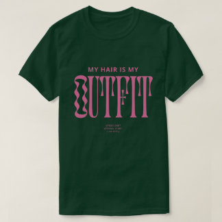 "Meu Cabelo é Minha Roupa" Camiseta Gráfica Hair L