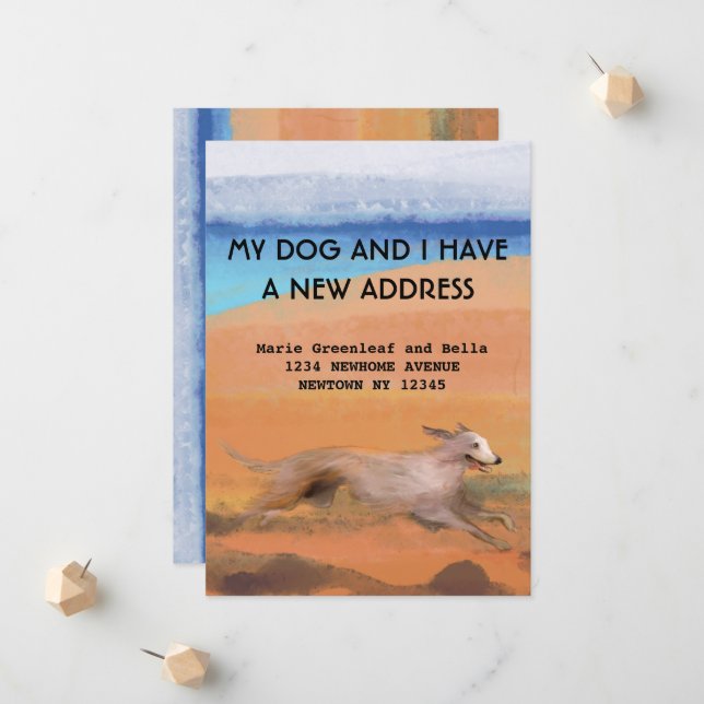 Meu cachorro e eu mudamos o anúncio (Frente/Verso In Situ)