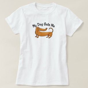 Meu Cachorro me dá camisa básica de mulher