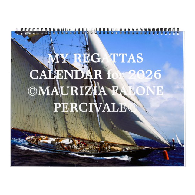 Meu Calendário de Regatas para um 2026 Alegre.   (Capa)