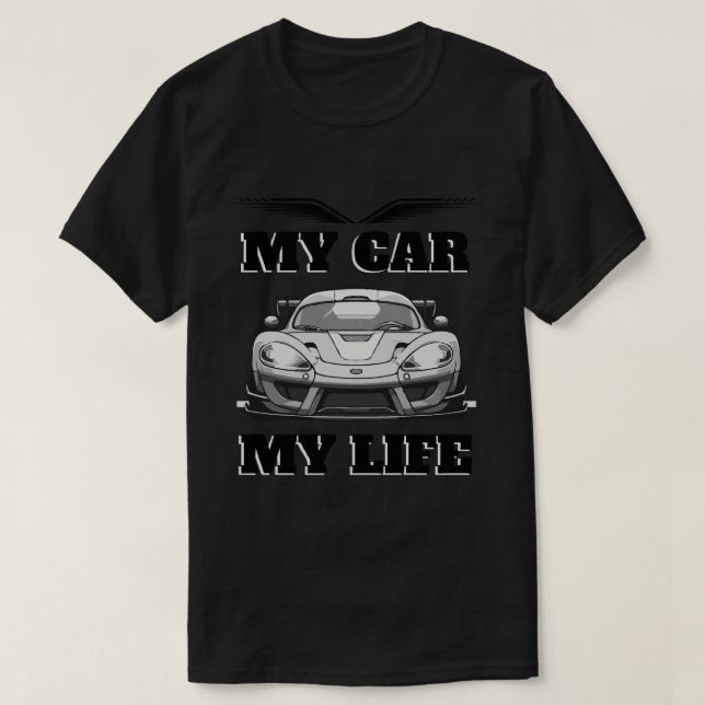 Meu Carro Minha Camisa De Vida (Frente do Design)