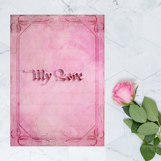 Meu Cartão de Saudação de Amor (Criador carregado)