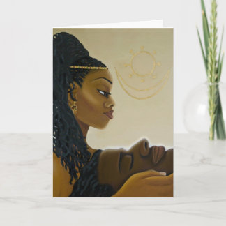 Meu cartão de saudação do Rei em branco por Cezann