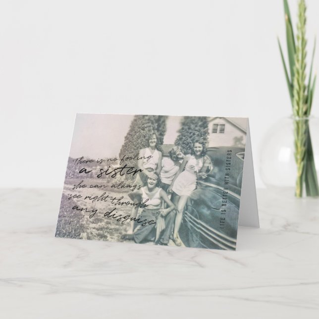 MEU Cartão de Saudação IRMÃ (Frente)