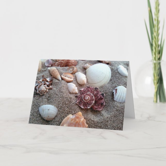 Meu Cartão de Saudação Privado de Praia (Frente)