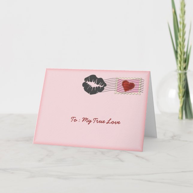 Meu cartão verdadeiro do amor (Frente)