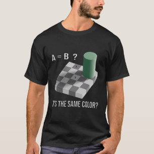 Meu Cérebro Enganou Camisa Illusão Óptica É O S