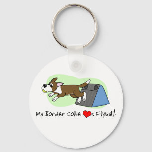 Meu chaveiro de Flyball dos amores de border
