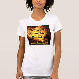 Meu Coração Berns para Bernie T-Shirt