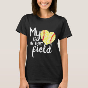 Meu coração está naquela camisa de softball person