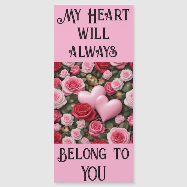 Meu coração pertence a você. (Frente)