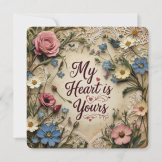 Meu Coração Pertence a Você Cartões de dia de os n