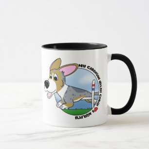 Meu Corgi de Galês do casaco de lã ama a caneca 