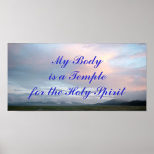 Meu corpo é um templo para o poster do Espírito