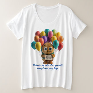 Meu Corpo, Minhas Regras" Empoderamento T-Shirt