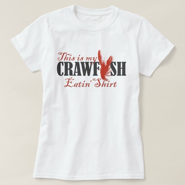 Meu Crawfish Comendo Camisa 2.0 (Frente do Design)