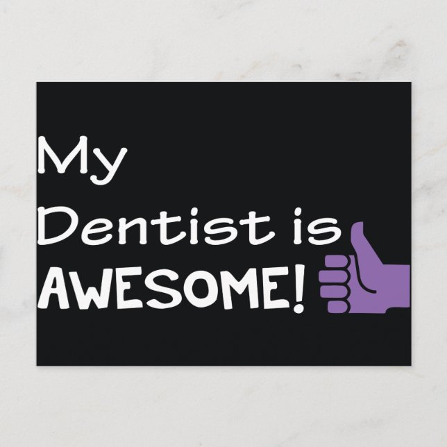 Meu Dentista é Incrível Cartão Postal (Frente)