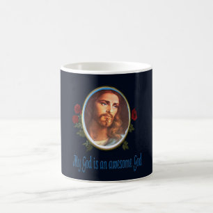 Meu deus é canecas impressionantes de um cristão