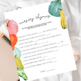 Meu Deus! - Jogo de Rhymes de Nursery Chá de frald