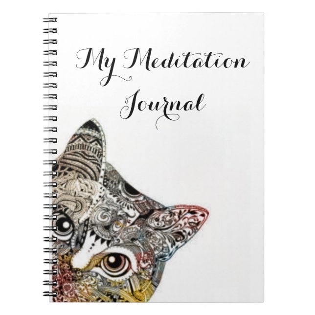 Meu Diário da meditação - caderno do design do (Frente)